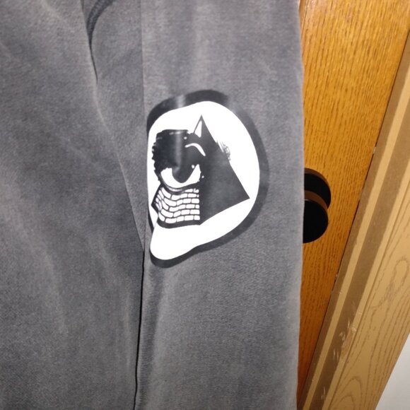 SizeL Saint Michael Complicated Jesus Christ Boombox Cross Hoodie All Seeing Eye - Picture 8 of 15